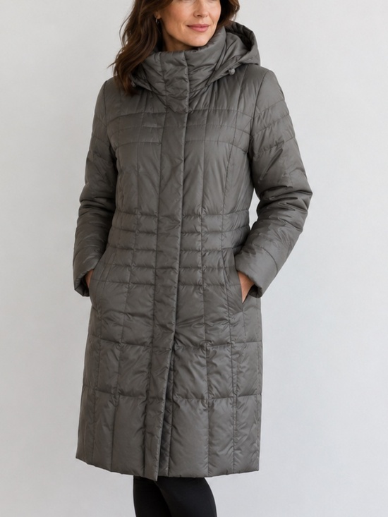 Calvin Klein Jackets & Blazers - Dark Gray Feather Down Puffer Jacket 🤍
